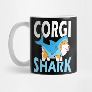 Corgi shark Mug